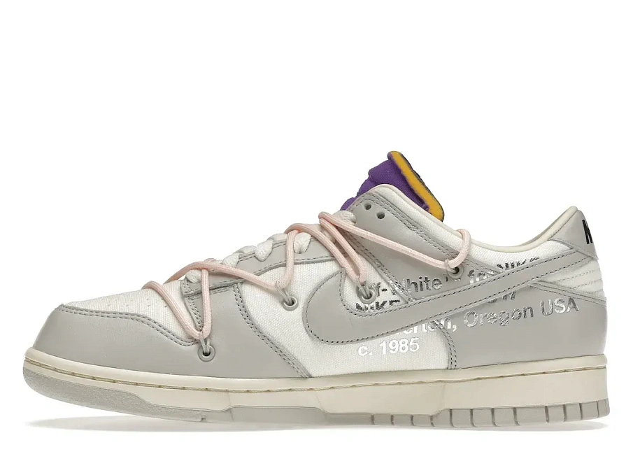 Фото № 3 с приближением к товару «‎Nike Dunk Low Off-White Lot 24»