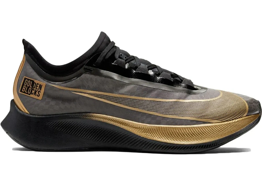 Фото № 1 с приближением к товару «‎Nike Zoom Fly 3 Golden Blocks»
