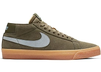 Фото № 1 с приближением к товару «‎Nike SB Zoom Blazer Chukka Medium Olive Light Armory Blue»