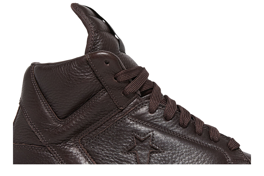 Фото № 3 с приближением к товару «‎Rick Owens x Converse DRKSHDW TURBOWPN Mid Clay»