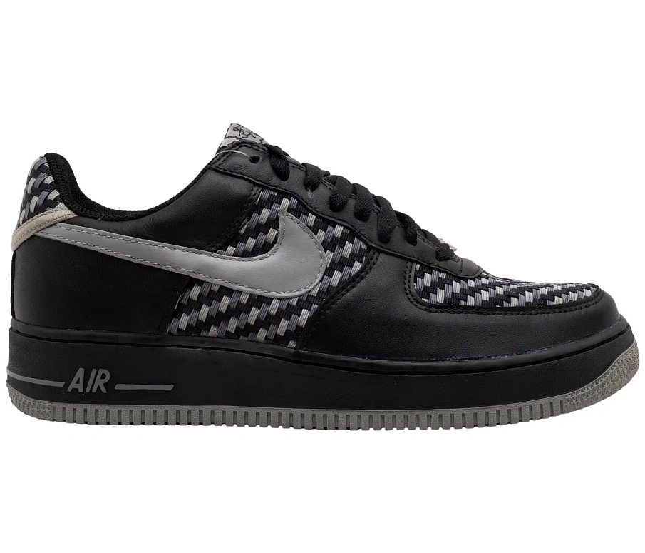 Фото № 1 с приближением к товару «‎Nike Air Force 1 Low Premium Woven Grey»