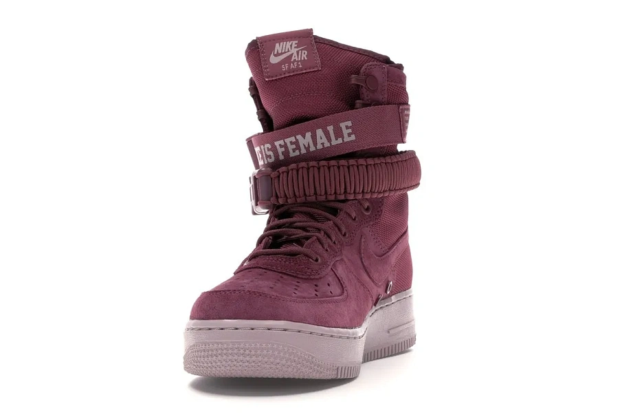 Фото № 2 с приближением к товару «‎Nike SF Air Force 1 High Force Is Female Vintage Wine »