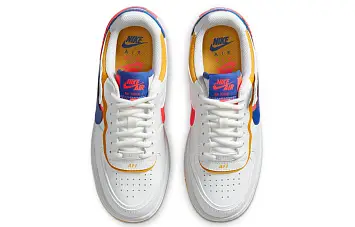 Nike Air Force 1 Shadow White Crimson Blue - 5