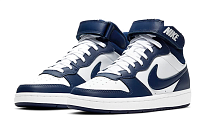 Фото № 3 с приближением к товару «‎Nike Court Borough Mid 2 GS 'White Signal Blue'»