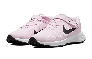 Nike Revolution 6 FlyEase (GS) Low-Top Running Shoes Pink (DD1113-608) - 4