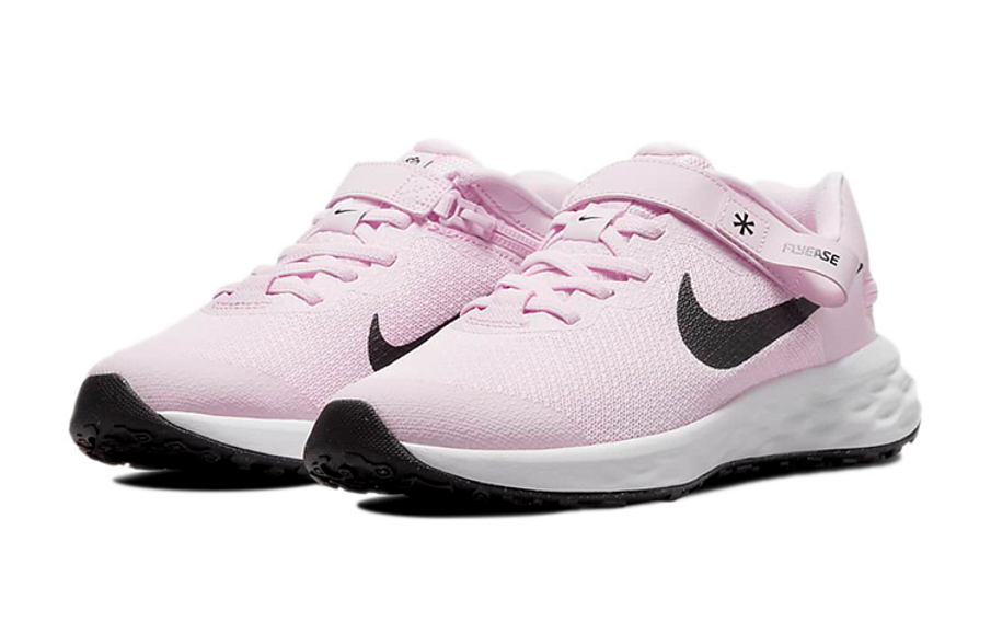 Фото № 3 с приближением к товару «‎Nike Revolution 6 FlyEase (GS) Low-Top Running Shoes Pink»