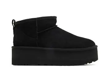UGG Women's Classic Ultra Mini Platform Boot Black - 2