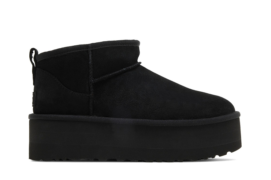 Фото № 2 с приближением к товару «‎UGG Women's Classic Ultra Mini Platform Boot Black»