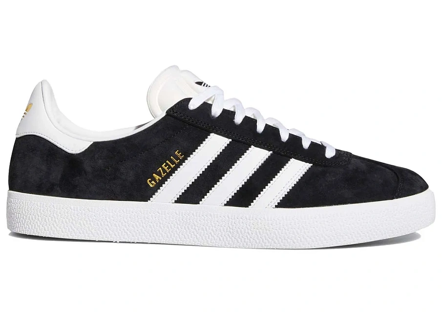 Фото № 1 с приближением к товару «‎adidas Gazelle ADV Black White Gold»