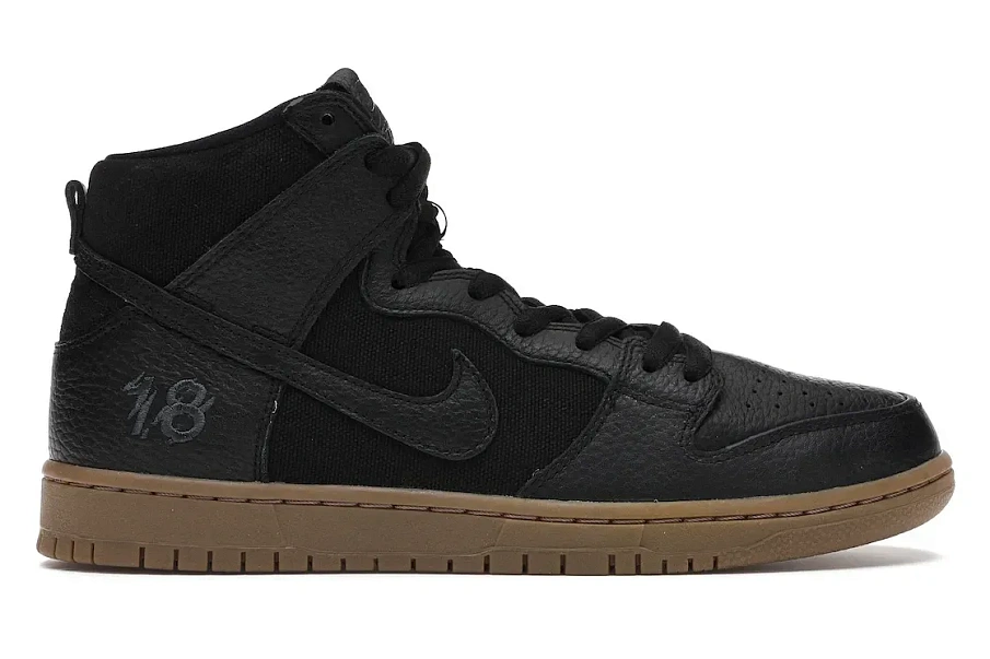 Фото № 1 с приближением к товару «‎Nike SB Dunk High Antihero Brian Anderson Black»