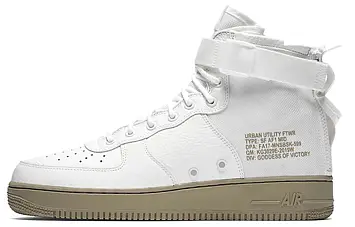 Nike SF Air Force 1 Mid Sneakers White - 1