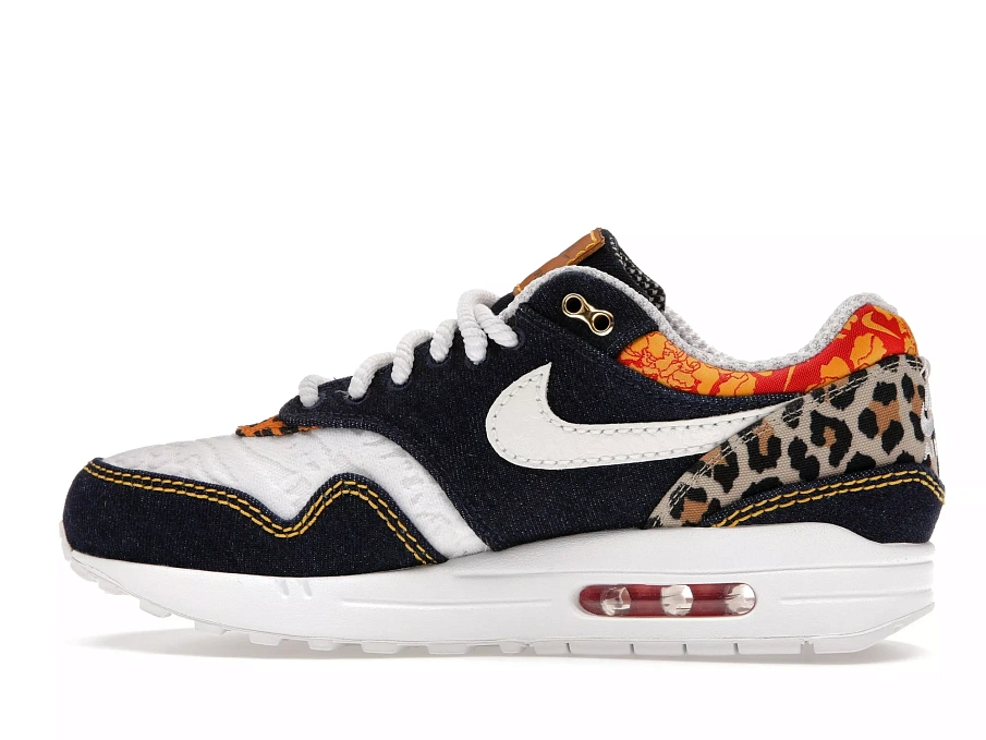 Фото № 4 с приближением к товару «‎Nike Air Max 1 Premium Denim Leopard»