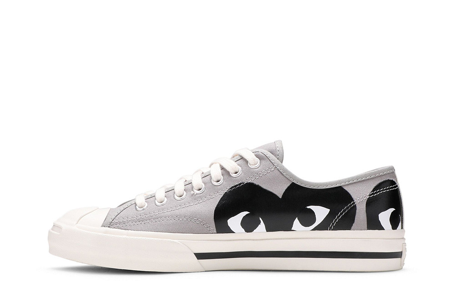 Фото № 4 с приближением к товару «‎Comme des Garçons PLAY x Converse Jack Purcell Drizzle Black»