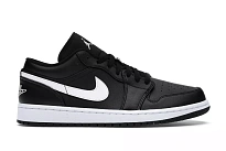 Фото № 1 с приближением к товару «‎Jordan 1 Low Black White »