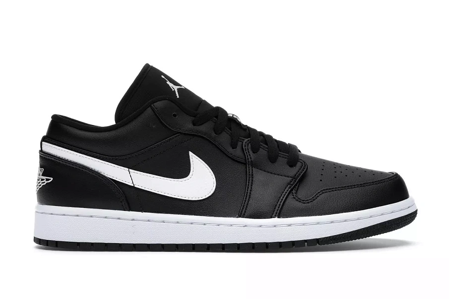 Фото № 1 с приближением к товару «‎Jordan 1 Low Black White »