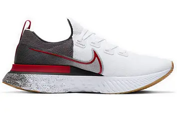 Nike React Infinity Run Flyknit 'White University Red' - 2