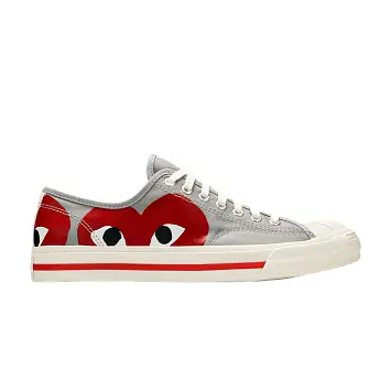 Comme des Garçons PLAY x Converse Jack Purcell Drizzle Red - 1