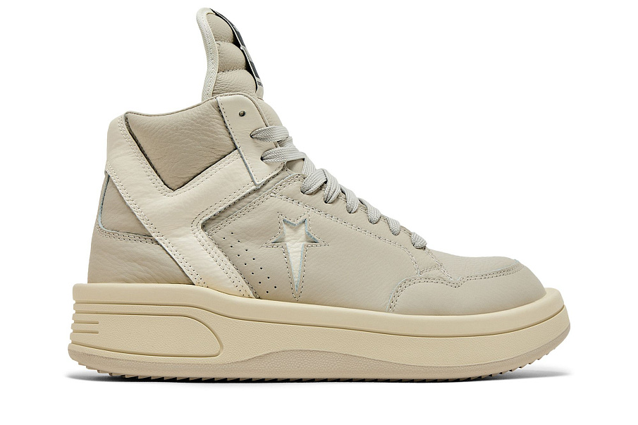 Фото № 2 с приближением к товару «‎Rick Owens x Converse DRKSHDW TURBOWPN Mid Pelican»