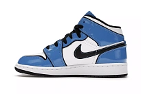 Фото № 5 с приближением к товару «‎Jordan 1 Mid Signal Blue »