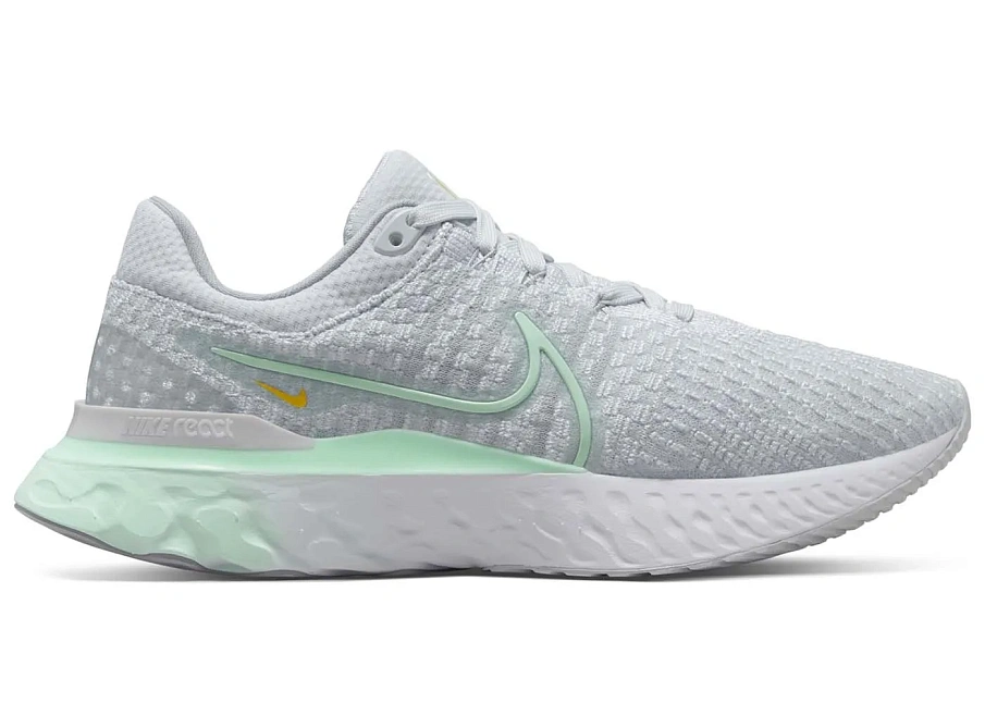 Фото № 1 с приближением к товару «‎Nike React Infinity Run Flyknit 3 Pure Platinum Mint Foam »