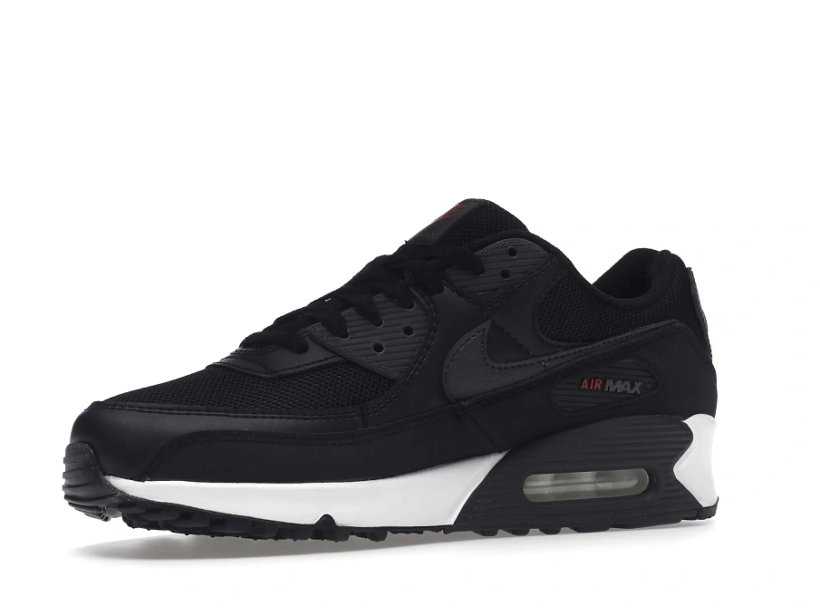 Фото № 3 с приближением к товару «‎Nike Air Max 90 Black University Red»