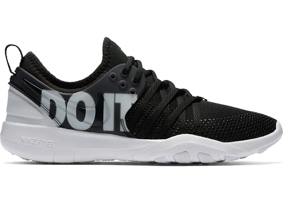 Фото № 1 с приближением к товару «‎Nike Free Tr 7 Premium Just Do It Black White »