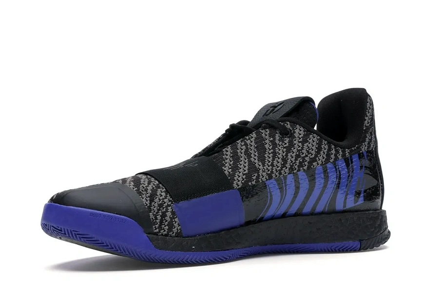 Фото № 4 с приближением к товару «‎adidas Harden Vol. 3 Core Black Active Blue»