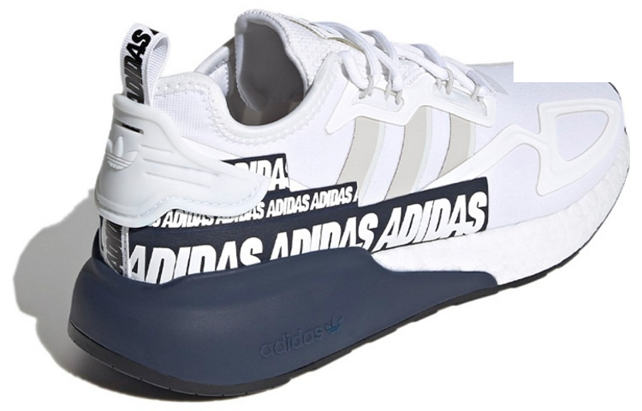 Фото № 3 с приближением к товару «‎adidas Originals ZX 2K Boost WhiteBlue»