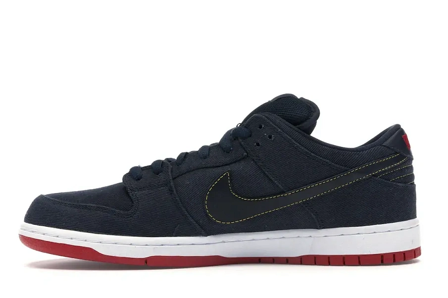 Фото № 3 с приближением к товару «‎Nike SB Dunk Low Levis Blue Denim»