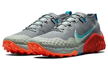 Nike Wildhorse 7 Low-Top Running Shoes GrayOrange - 4