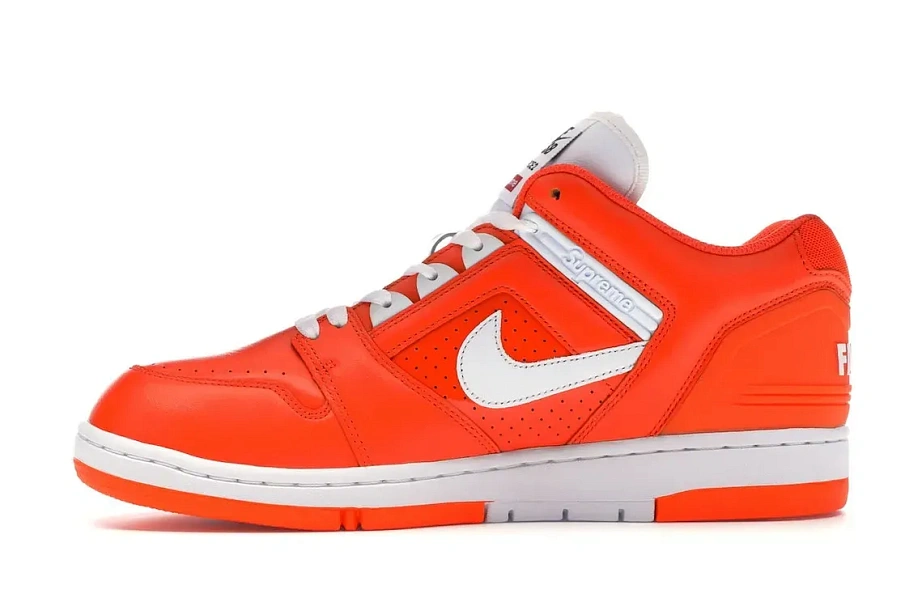 Фото № 3 с приближением к товару «‎Nike SB Air Force 2 Low Supreme Orange»