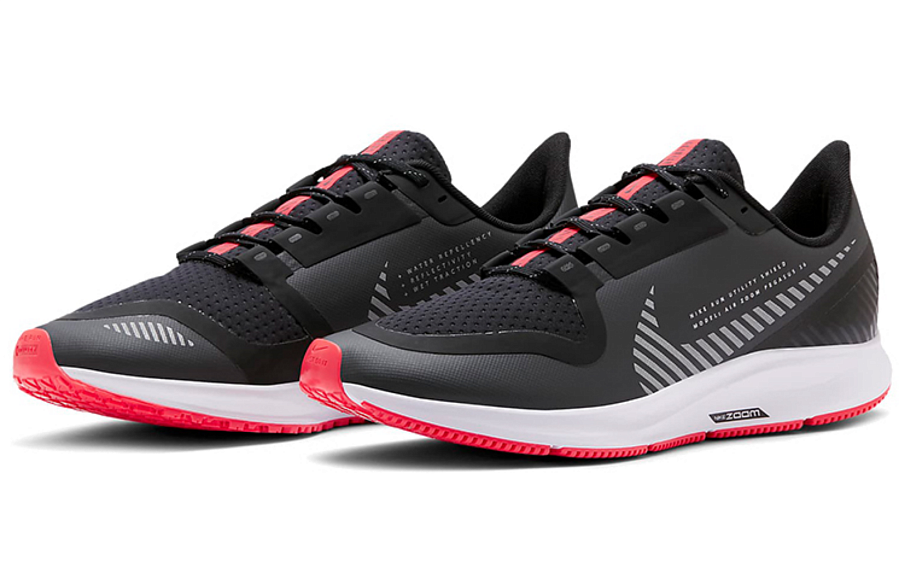 Фото № 3 с приближением к товару «‎Nike Air Zoom Pegasus 36 Shield BlackWhiteRed»