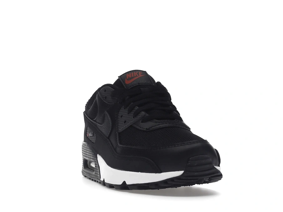 Фото № 2 с приближением к товару «‎Nike Air Max 90 Black University Red»