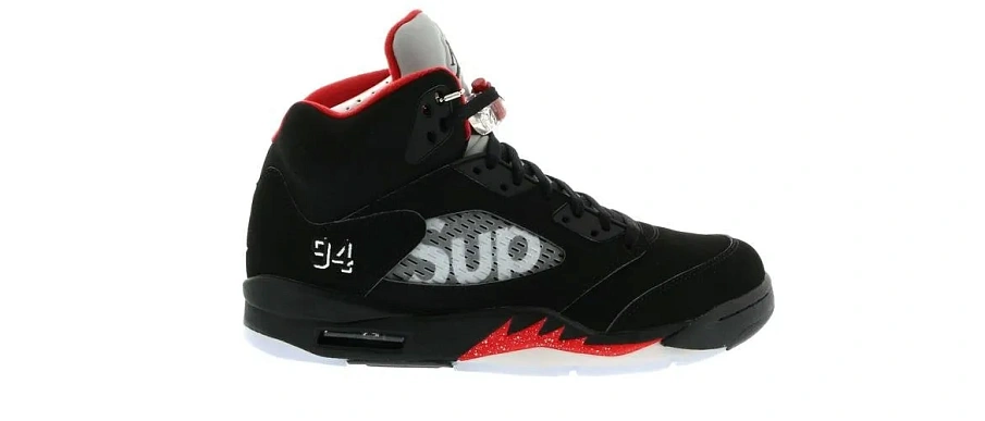 Фото № 1 с приближением к товару «‎Jordan 5 Retro Supreme Black»