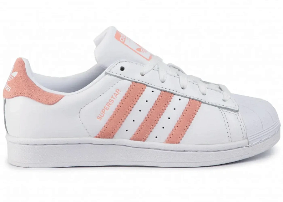 Фото № 1 с приближением к товару «‎adidas Superstar White Glow Pink »