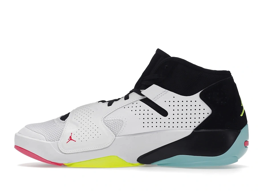 Фото № 6 с приближением к товару «‎Jordan Zion 2 White Volt Dynamic Turquoise»