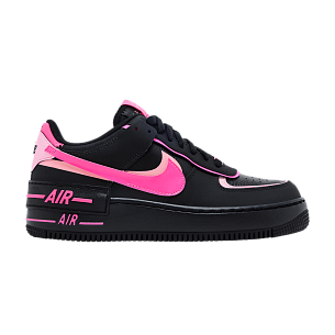 Nike Women's Air Force 1 Shadow Black Pink Spell