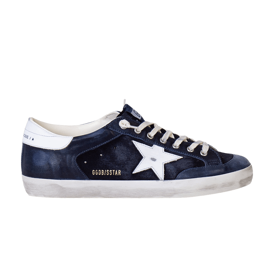 Фото № 1 с приближением к товару «‎Golden Goose Super Star Suede Navy»