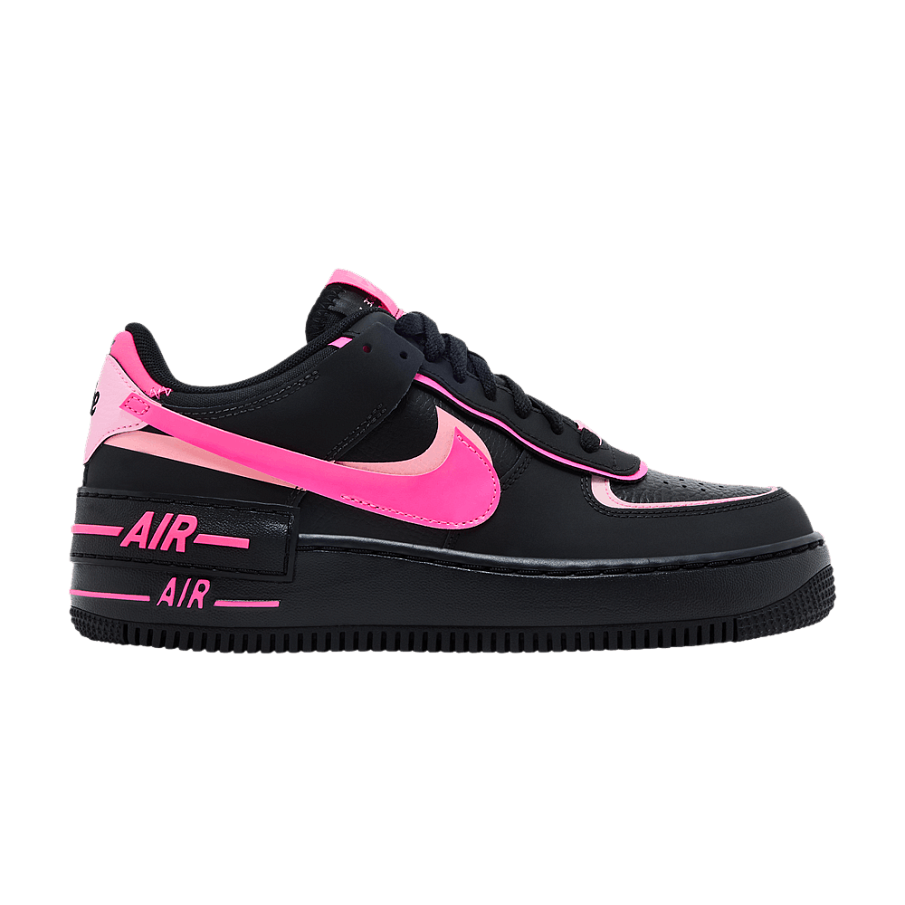 Фото № 1 с приближением к товару «‎Nike Women's Air Force 1 Shadow Black Pink Spell»