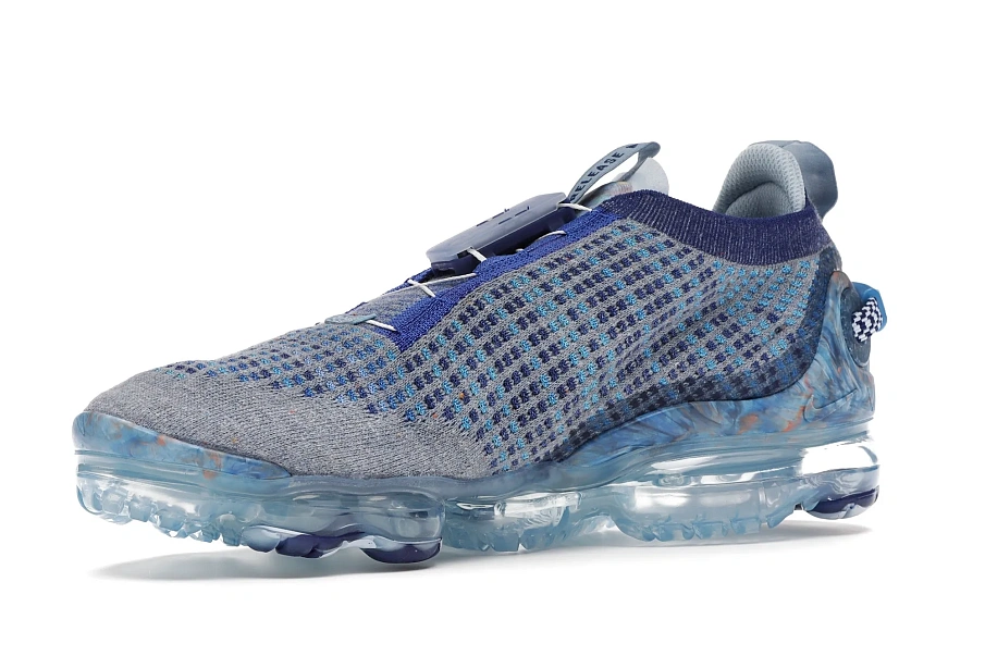 Фото № 3 с приближением к товару «‎Nike Air VaporMax 2020 Flyknit Stone Blue»