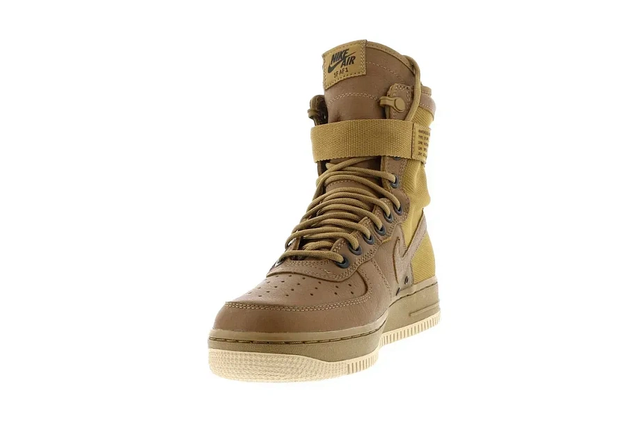 Фото № 2 с приближением к товару «‎Nike SF Air Force 1 Golden Beige »