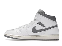 Фото № 6 с приближением к товару «‎Air Jordan 1 Mid Neutral Grey»