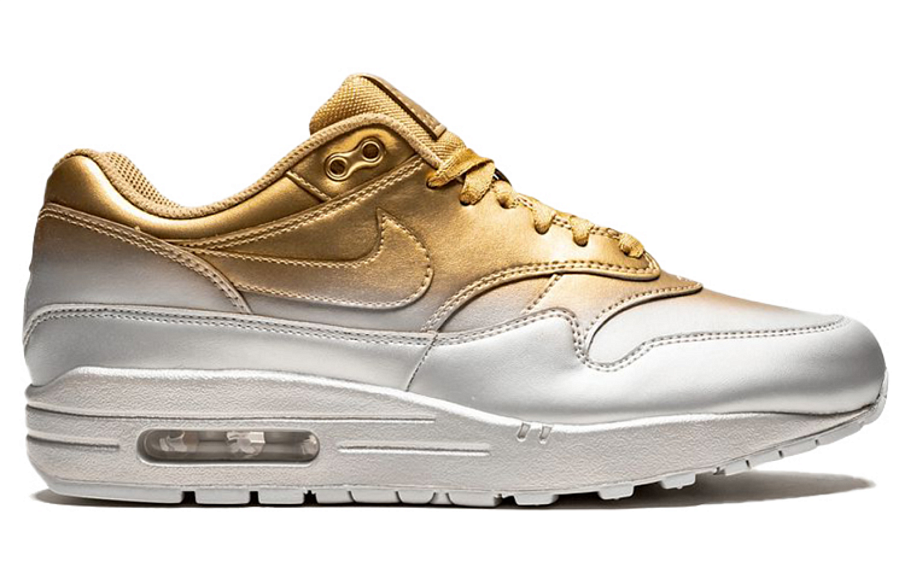 Фото № 2 с приближением к товару «‎Nike Wmns Air Max 1 LX 'Metallic Gold Platinum'»