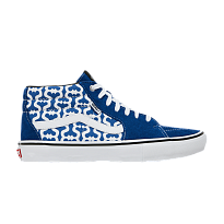 Фото № 1 с приближением к товару «‎Supreme x Vans Grosso Mid Monogram S - Royal»