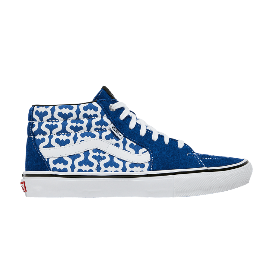 Фото № 1 с приближением к товару «‎Supreme x Vans Grosso Mid Monogram S - Royal»