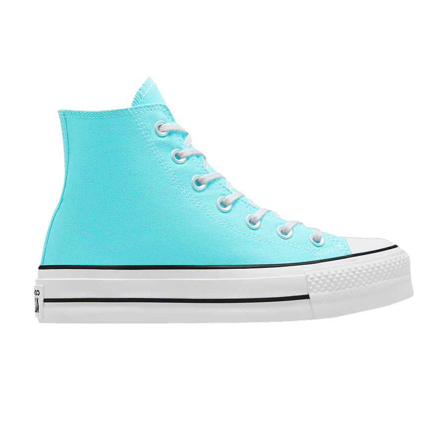 Фото № 1 с приближением к товару «‎Converse Women's Chuck Taylor All Star Lift Platform High Triple Cyan»