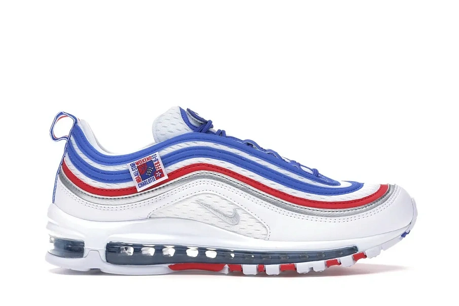 Фото № 1 с приближением к товару «‎Nike Air Max 97 Game Royal Metallic Silver University Red»