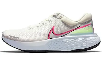 Nike ZoomX Invincible Run Flyknit Sneakers PinkWhiteGreen - 1
