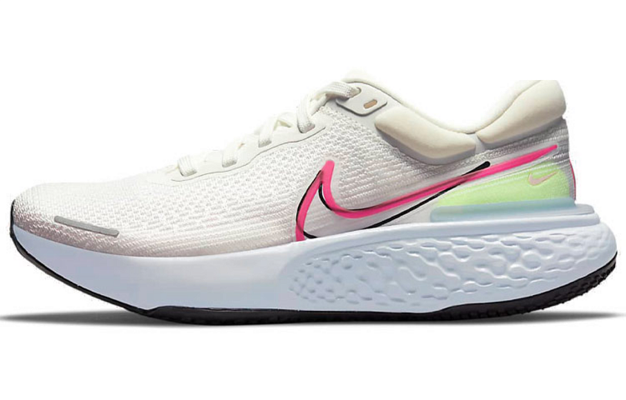 Фото № 1 с приближением к товару «‎Nike ZoomX Invincible Run Flyknit Sneakers PinkWhiteGreen»