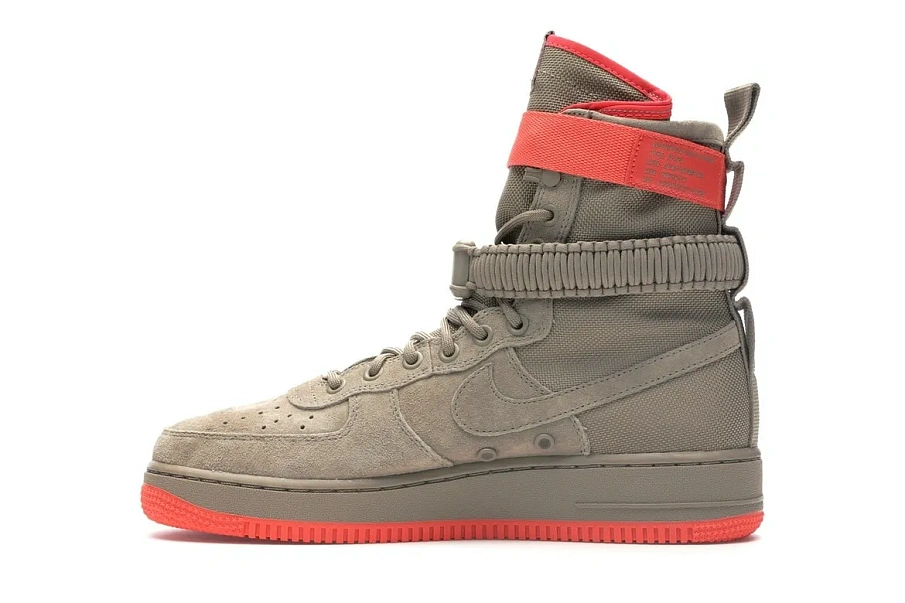 Фото № 5 с приближением к товару «‎Nike Sf Af1 Khaki Khaki-Rush Coral»